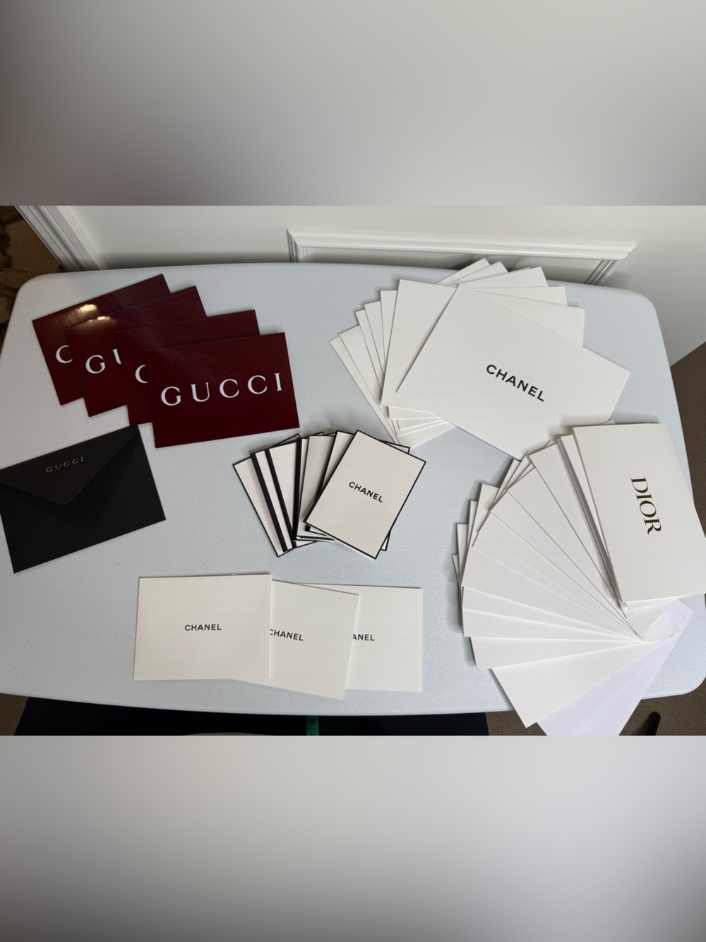 Luxury Envelope Lot: Gucci, Chanel & Dior
